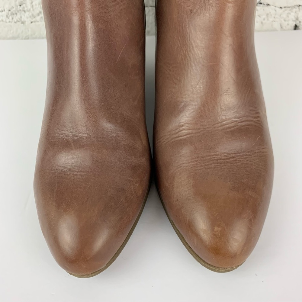 Frye Judith Double Zip Stacked Heel Ankle Bootie 9.5 - Picture 2 of 10